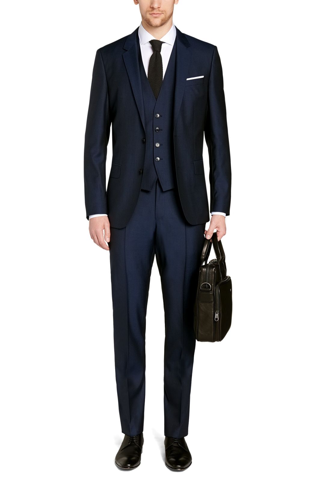 3 Pieces Midnight Blue Suit 